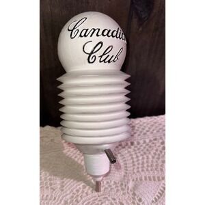 Vintage Canadian Club Globe‎ Bar Liquor Dispenser Pump With Instructions Whiskey